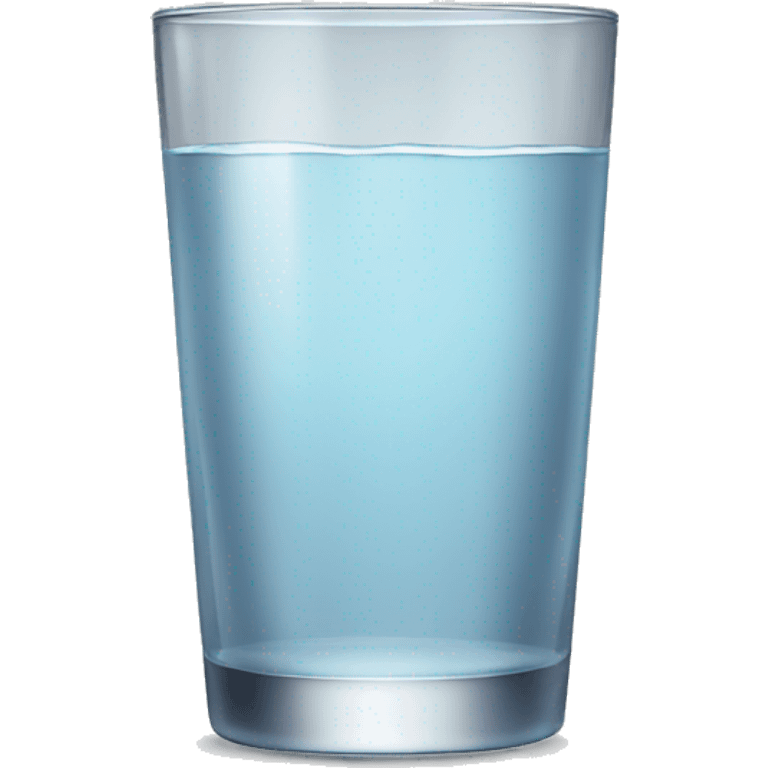 Empty water glass emoji