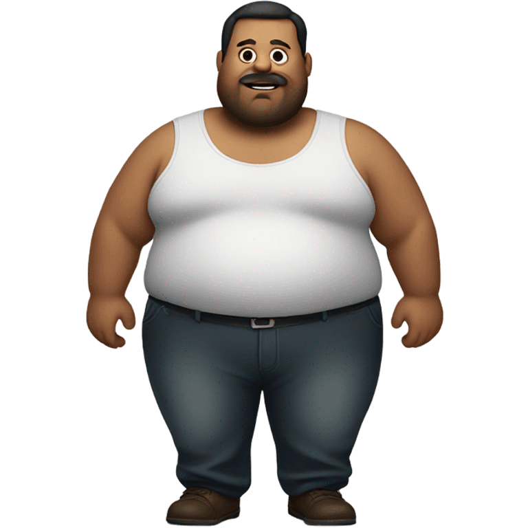 Big fat man emoji