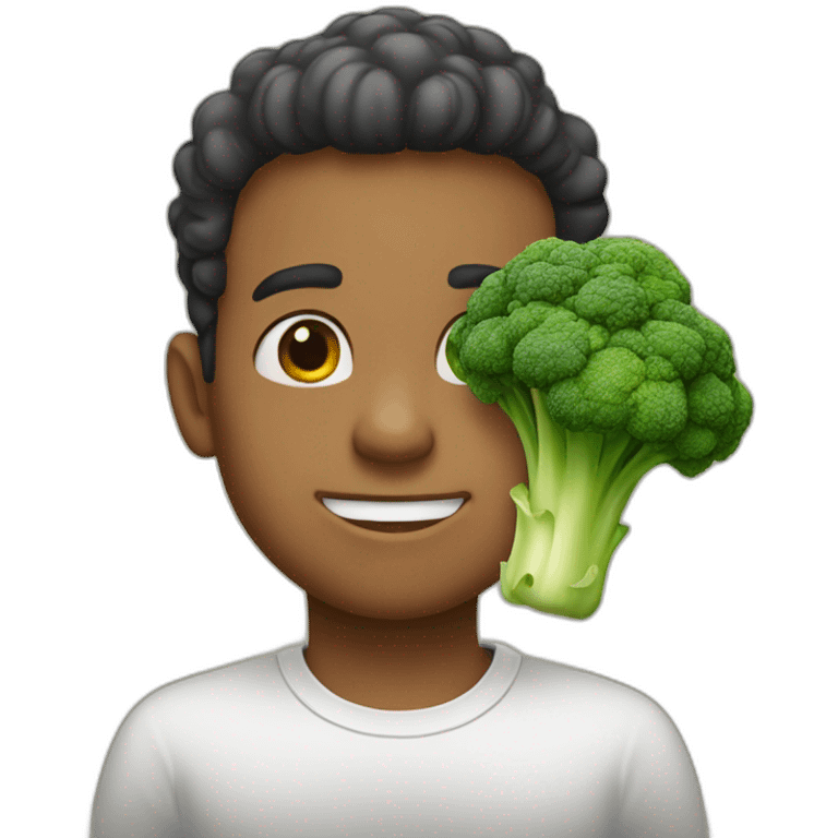 Brocolli boy emoji