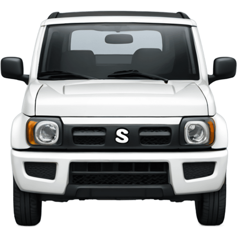 White suzuki jimny  emoji