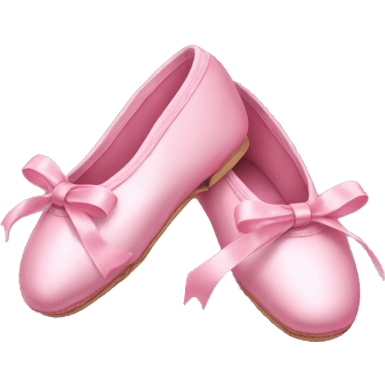 pink ballet shoes with tiny bows emoji