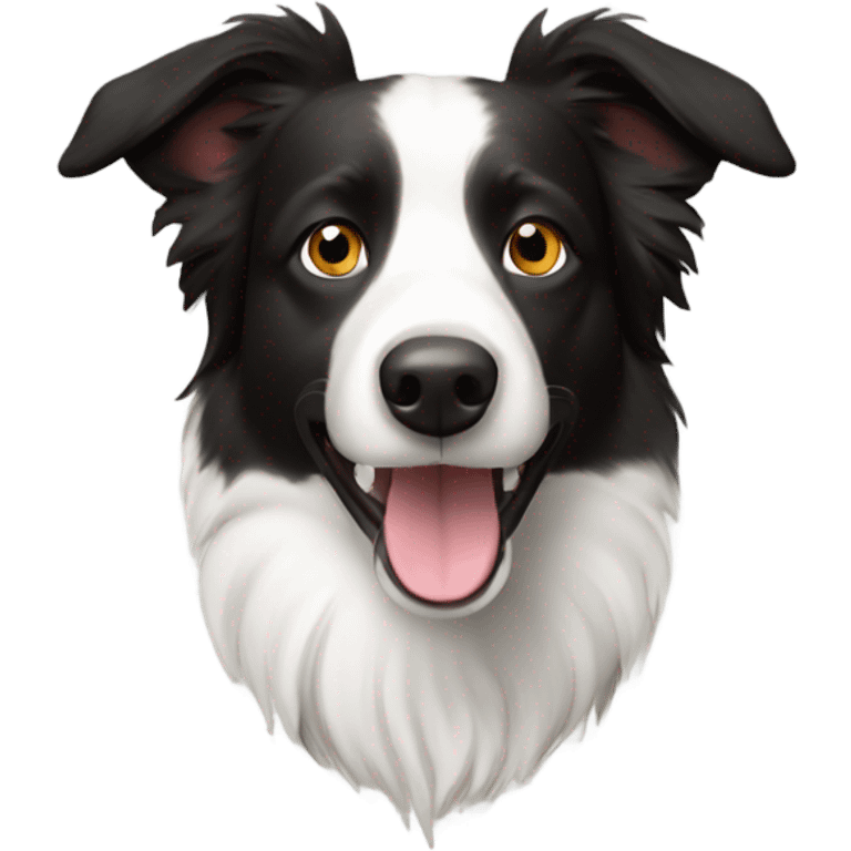 short border collie dog emoji