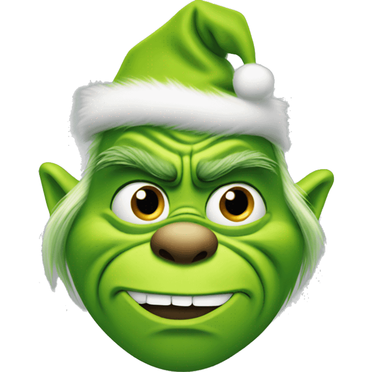 cartoon grinch emoji