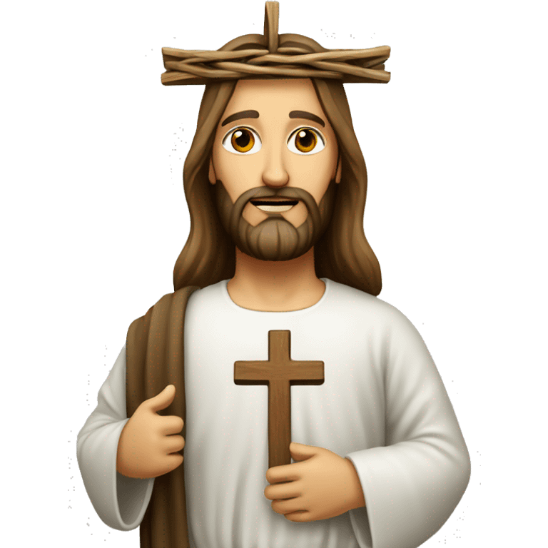 Jesus mit ein orthodoxische kreuz  emoji