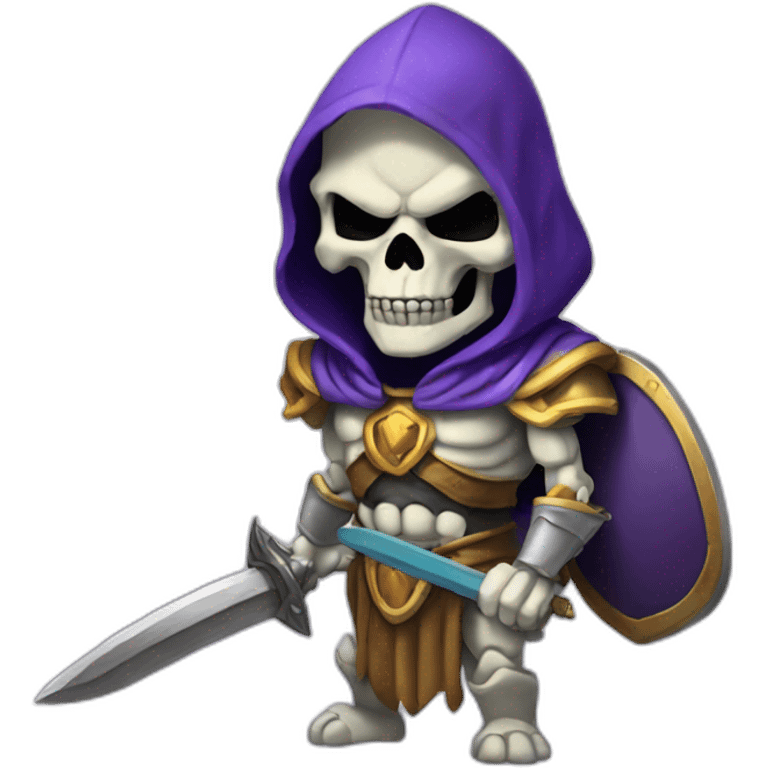 skeletor with sword emoji