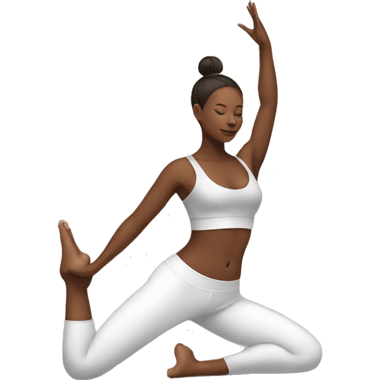 yoga woman emoji