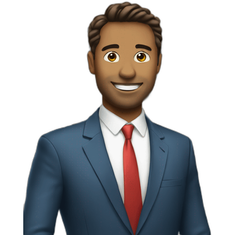 Real estate agent on social media emoji