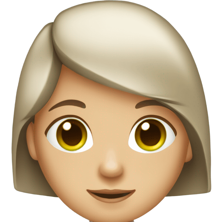 Brown hair girl with green eyes in bathrope emoji