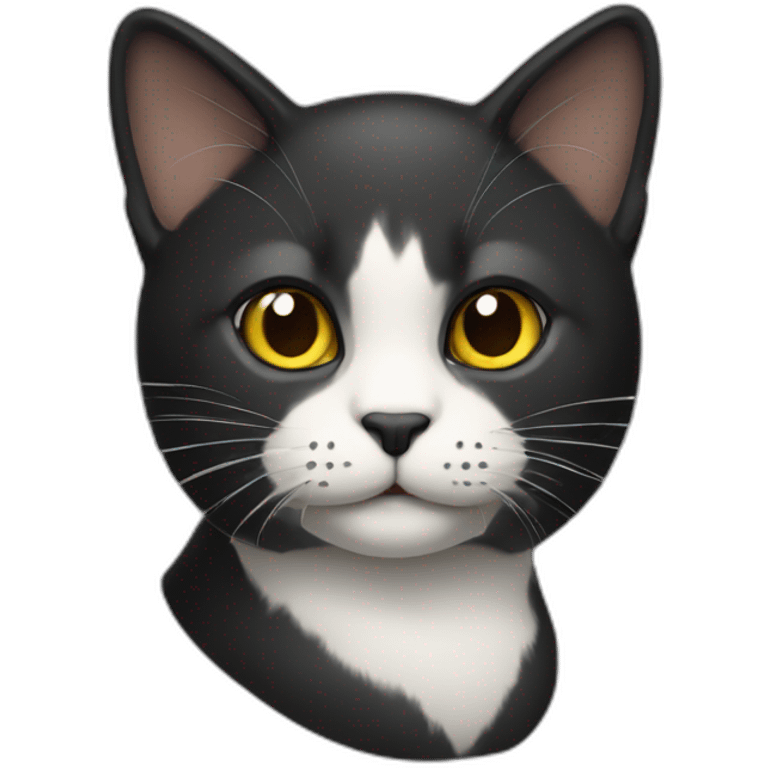 Gato negro emoji