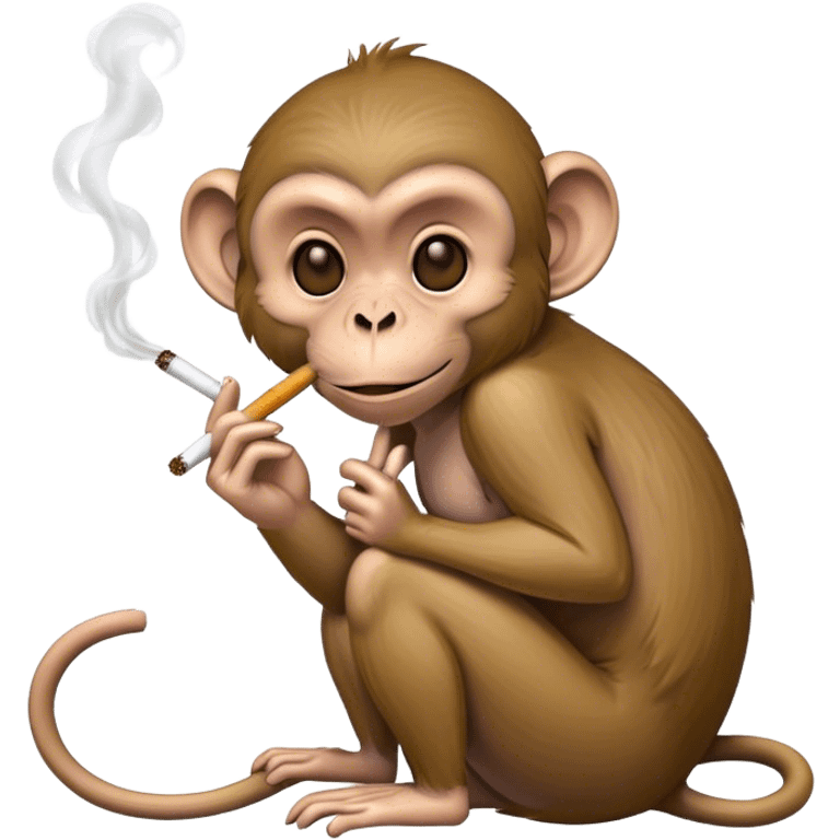 Macaco fumando emoji