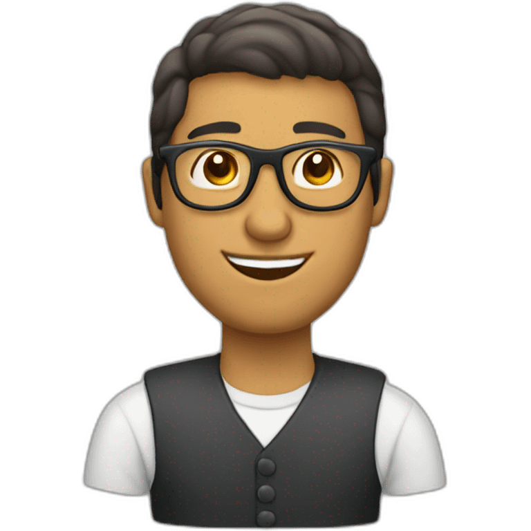 HOMBRE CON LENTES emoji