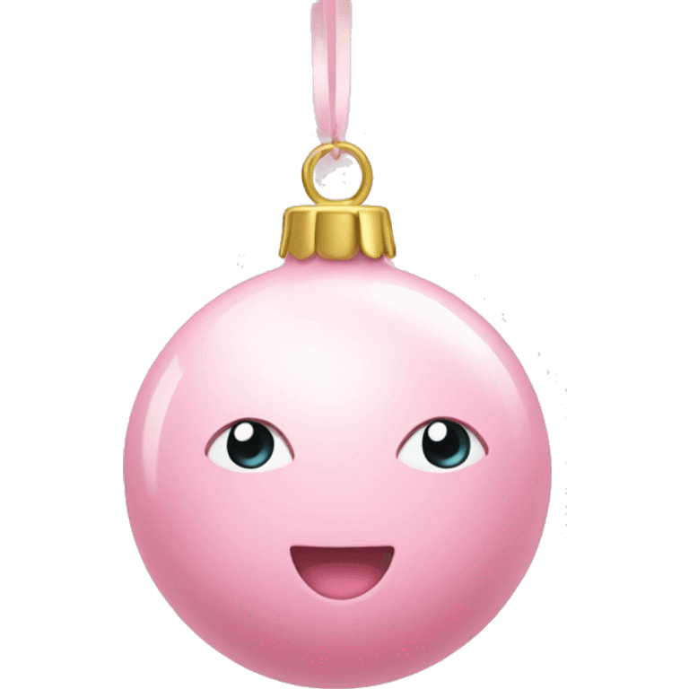 baby pink bauble emoji