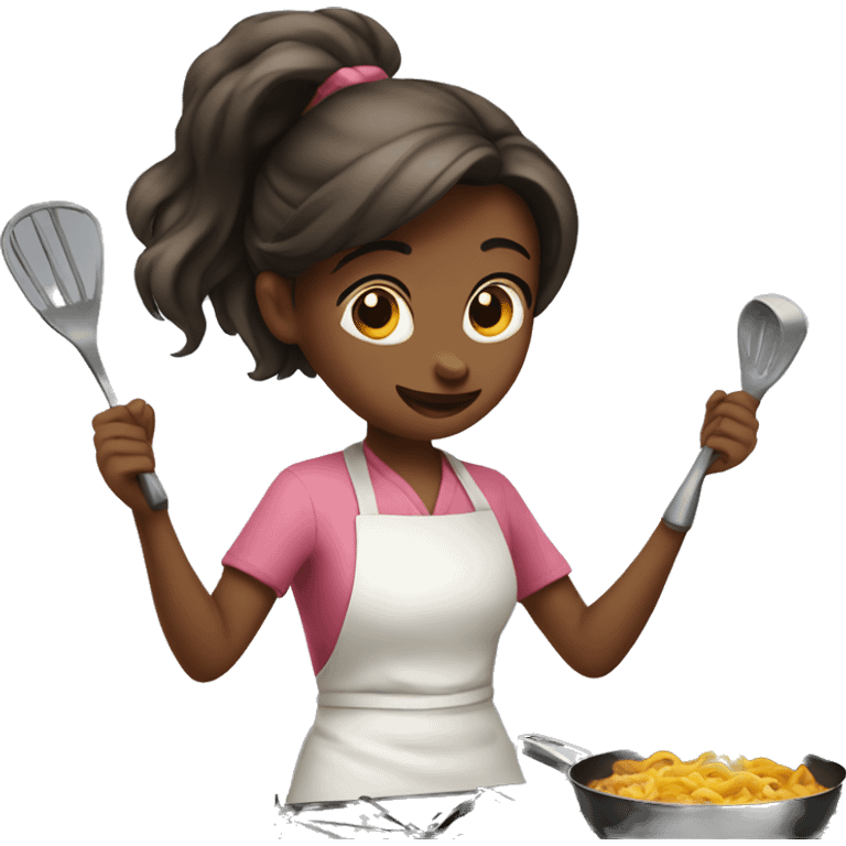 Girl cooking  emoji