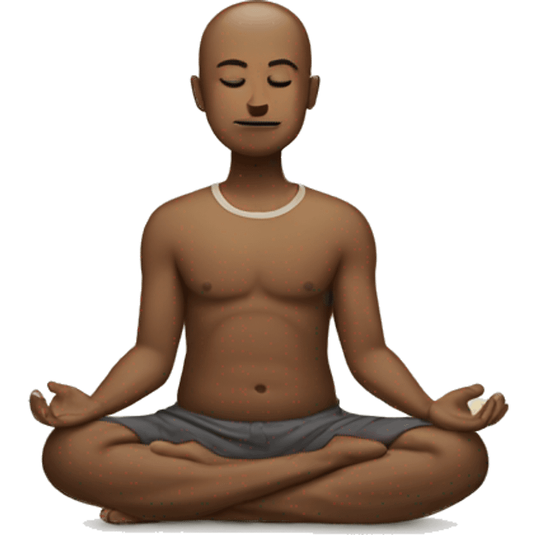 Meditation emoji