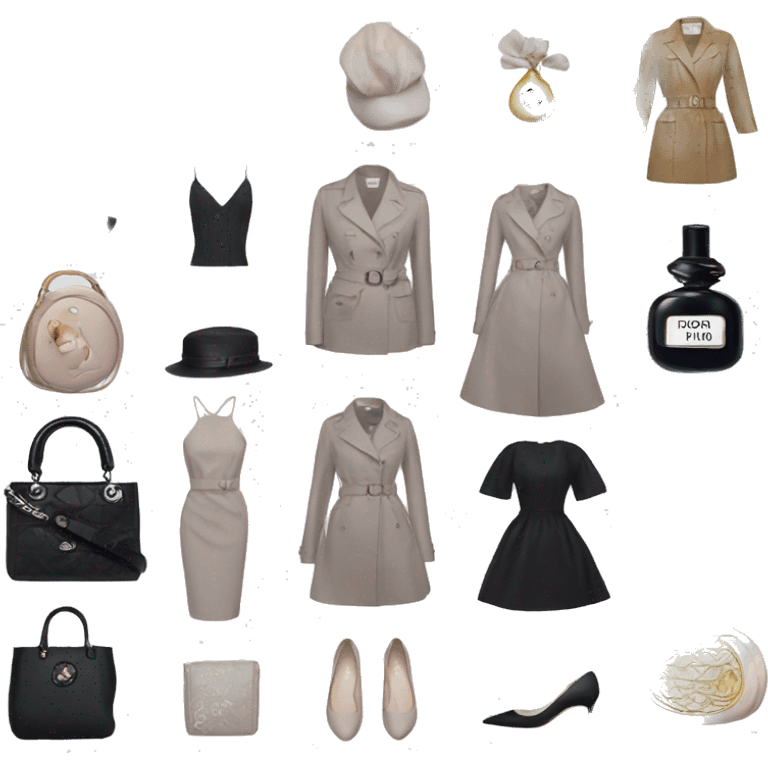 Dior items  emoji