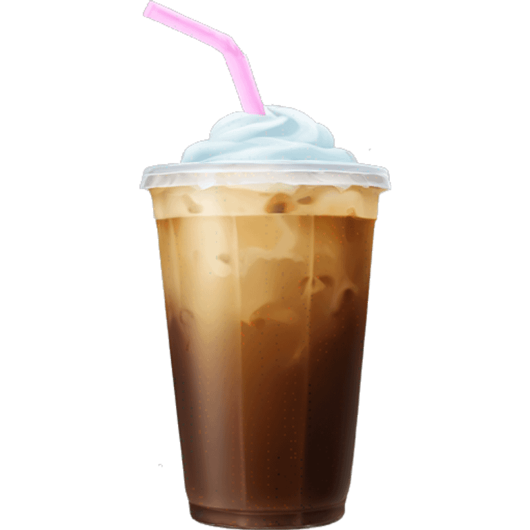 Iced coffee emoji