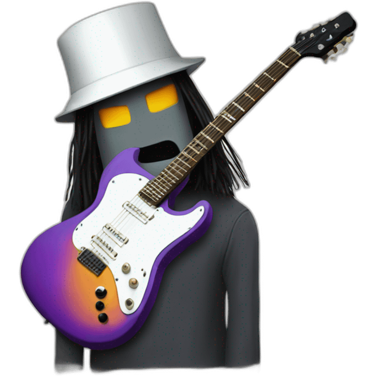 Buckethead guitar emoji