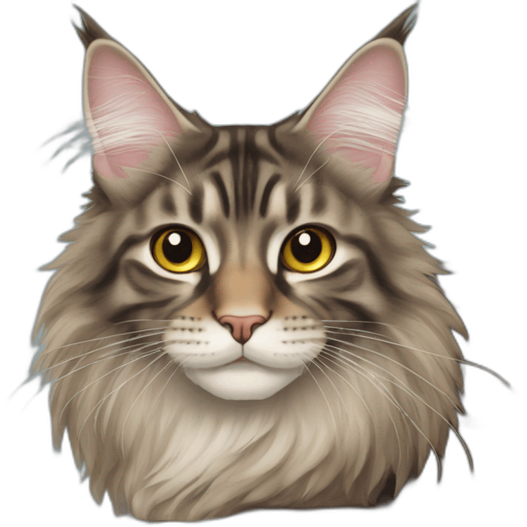 Maine coon cat emoji