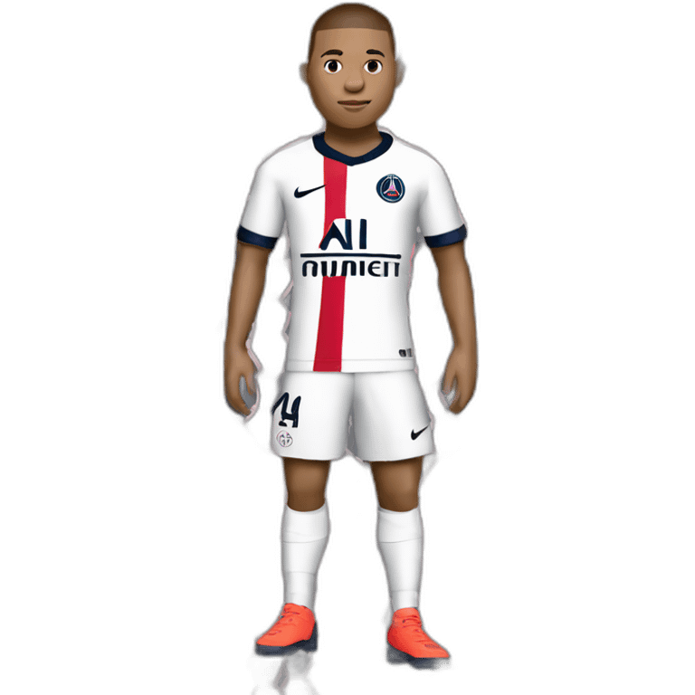 mbappé maillot officiel psg 23-24 emoji