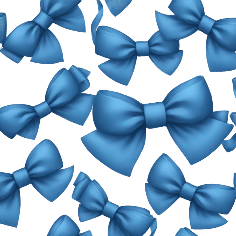 bows are blue emoji