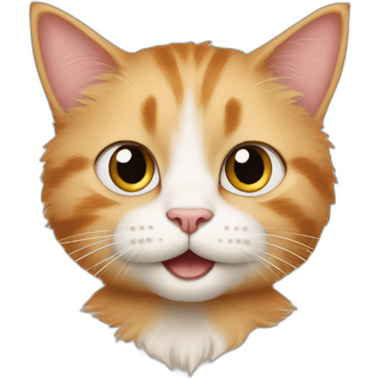 Ed Sheeran as a cartoony anthropomorphic cat emoji