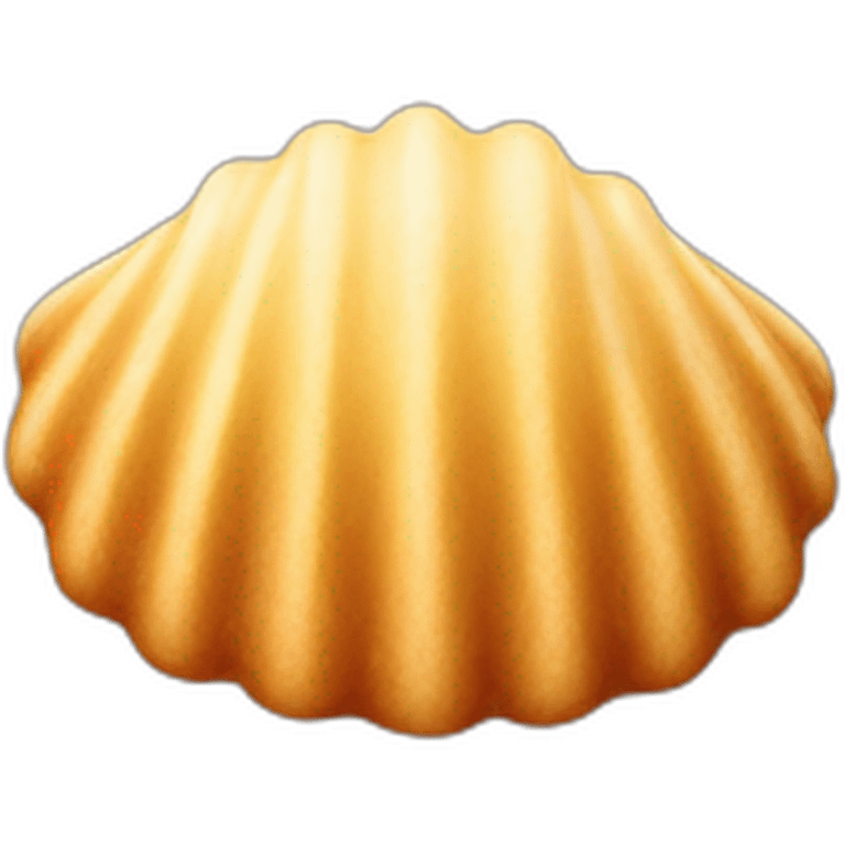 shell-shaped madeleine cake emoji