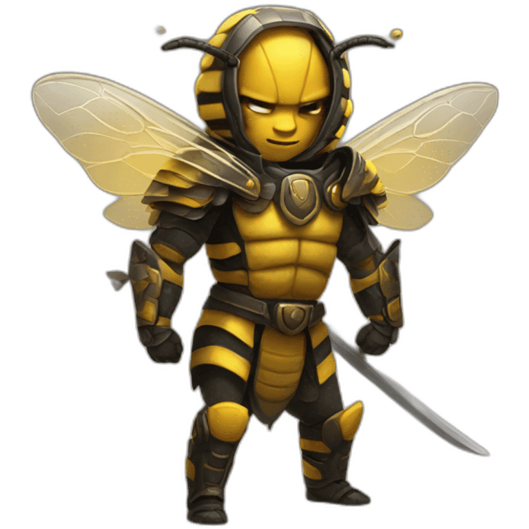 Bee warrior emoji