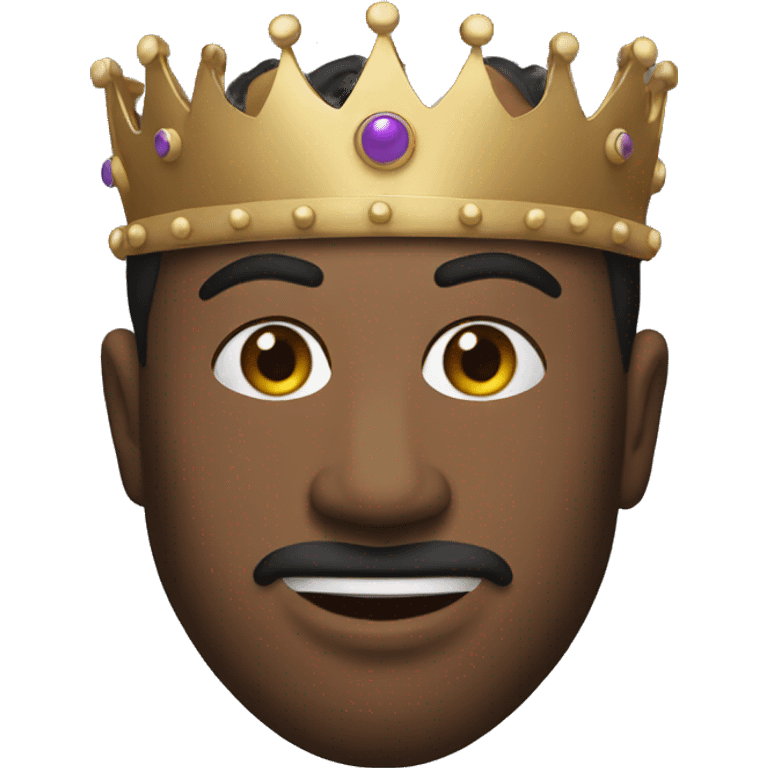 King Baldwin with mask emoji