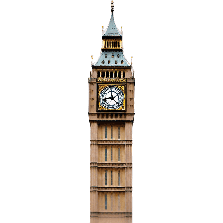 Pink big ben emoji