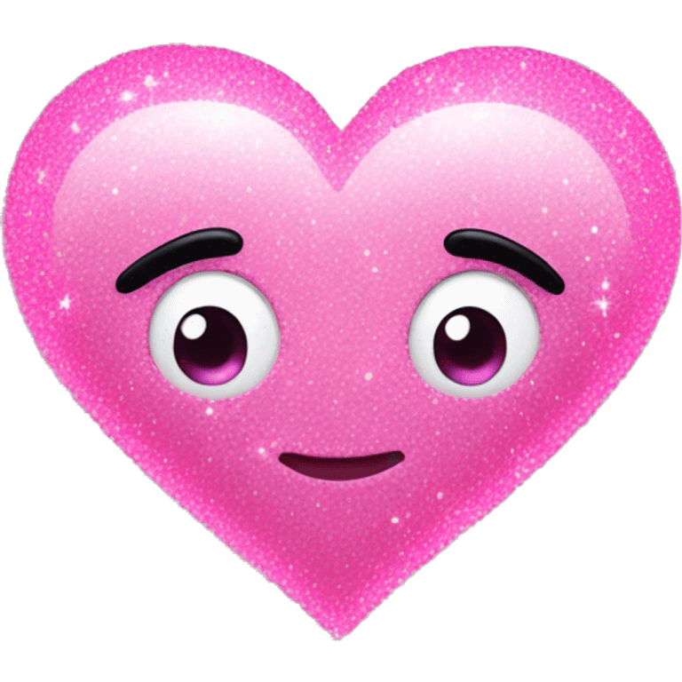 pink sparkly heart emoji