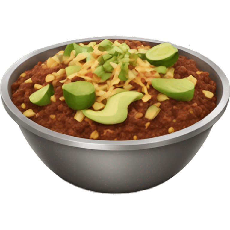 Chipotle bowl  emoji