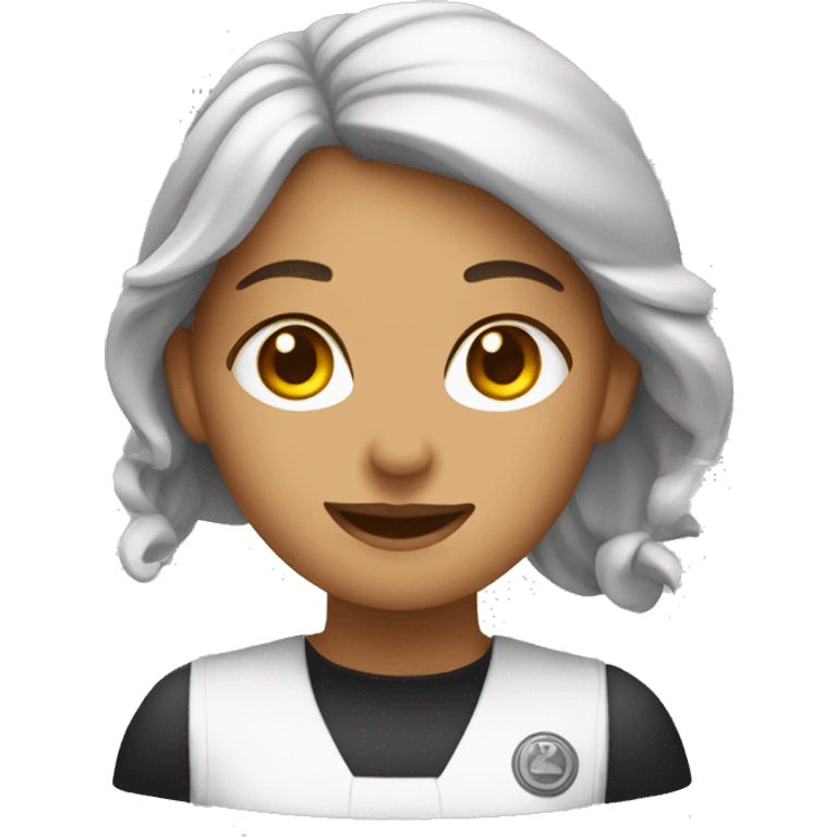 a female barista emoji