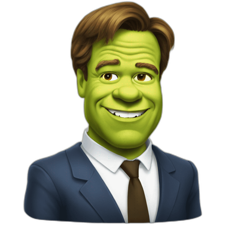 mark rutte as shrek emoji