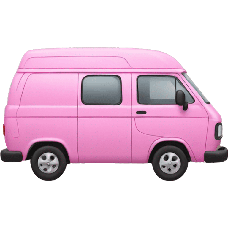 Pink van emoji