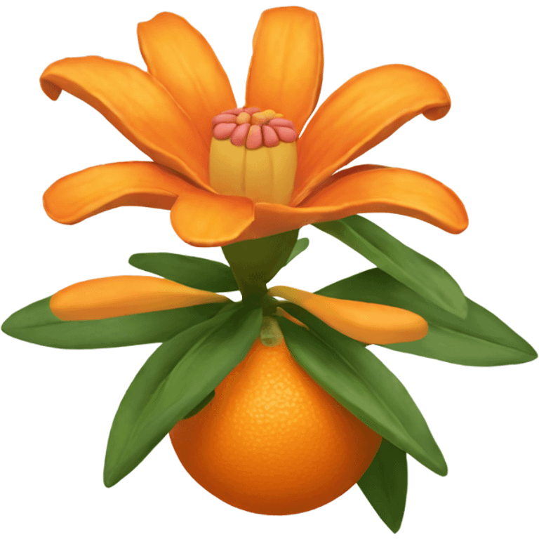 cempazuchitl orange flower emoji