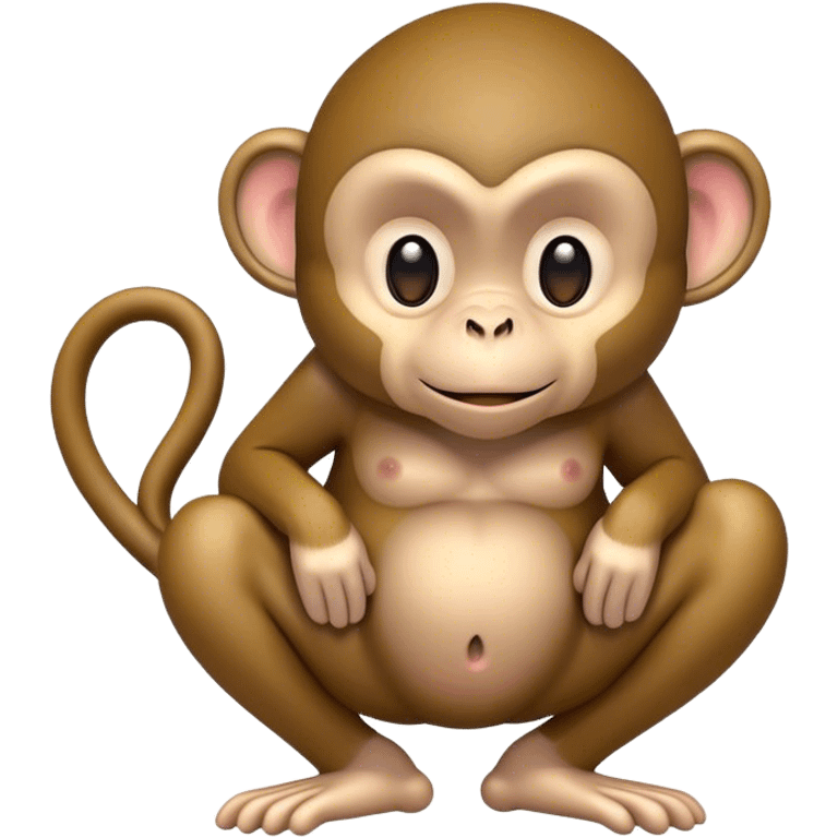 Monkey with a big butt emoji