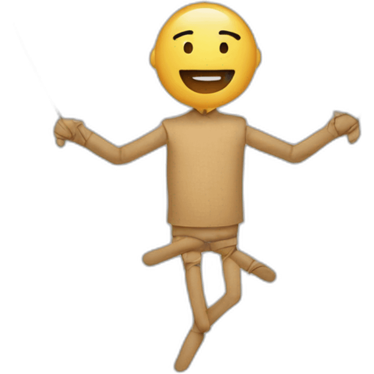 human puppet with strings emoji