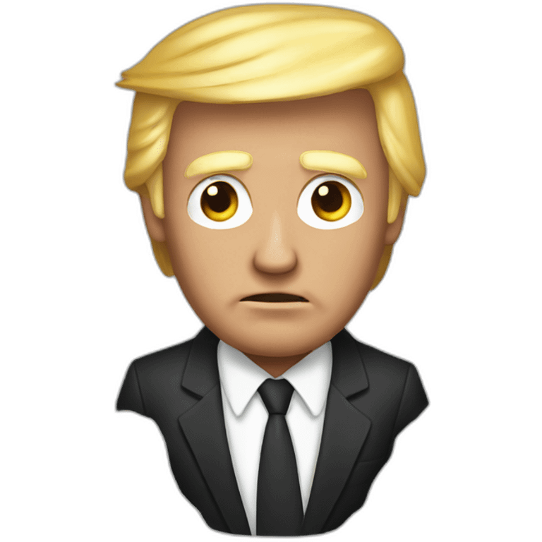 Trump scissorhands emoji