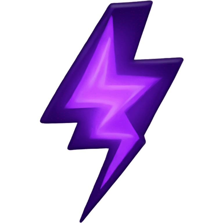 dark violet lightning emoji