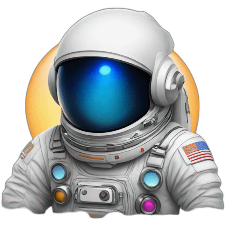 DJ astronaut colour full   emoji