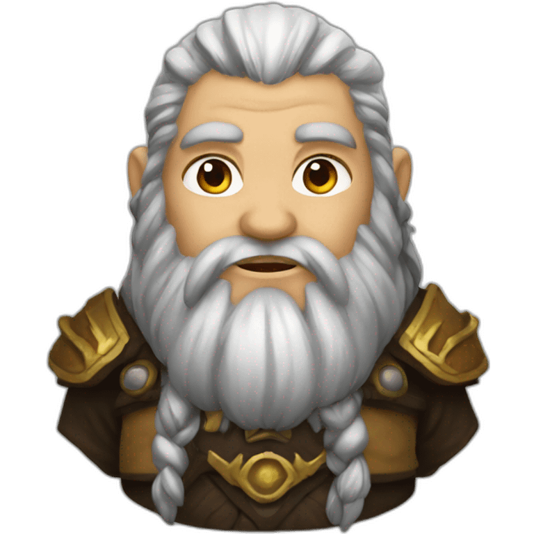 Mountain dwarf cleric emoji