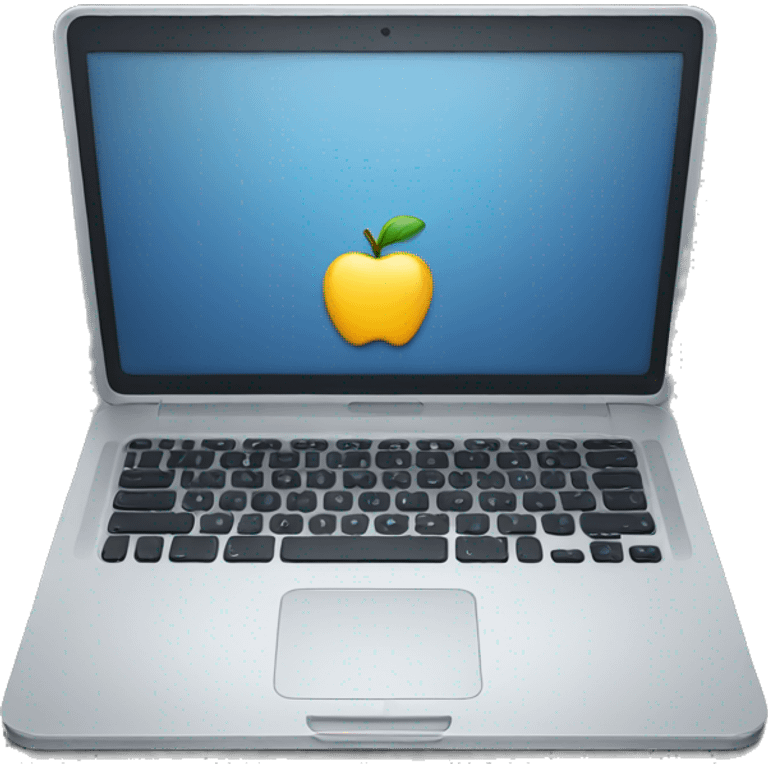 Laptop apple emoji