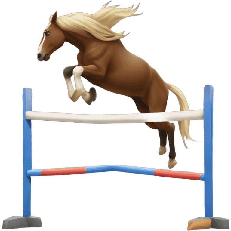 Horse jumping emoji