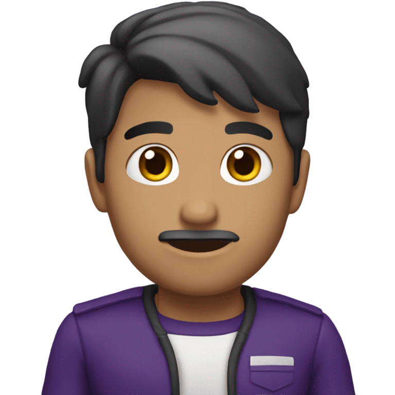 Salvavidas morado  emoji