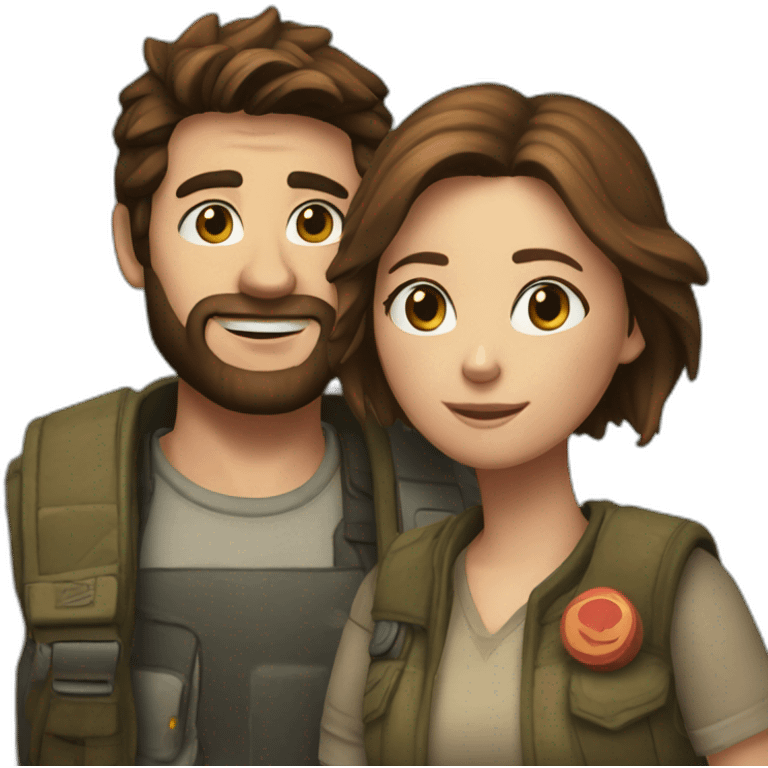 joel and ellie emoji