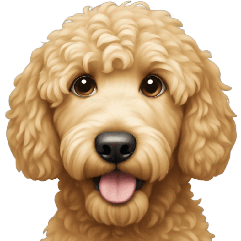 Golden doodle emoji