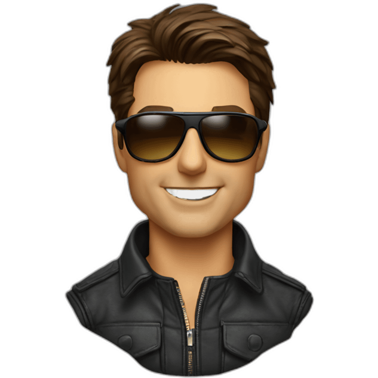 tom cruise+sun glasses+aicraft emoji