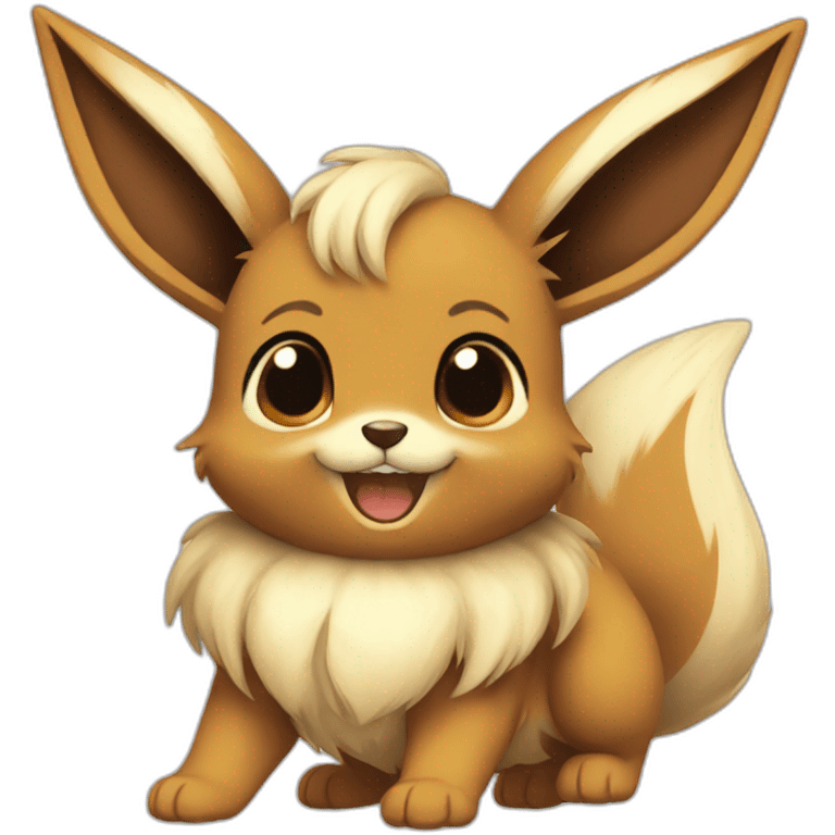 Happy Eevee emoji