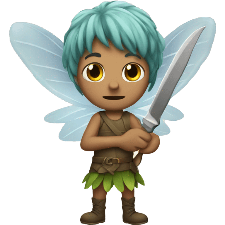 Fairy with knife on the hand  emoji