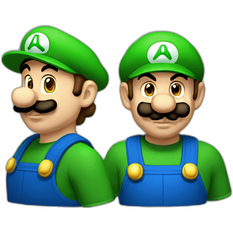 Luigi y Mario  emoji